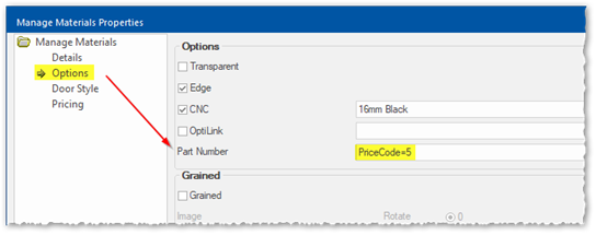 Pricing Groups for Doors